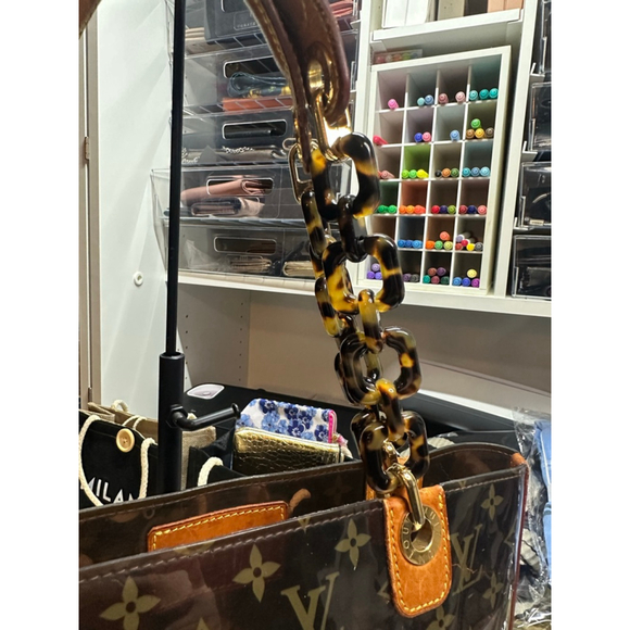 Women's Louis Vuitton Tote Bag One Size Brown Tan - Picture 7 of 16